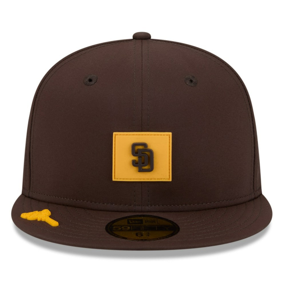 San Diego Padres New Era 2026 Clubhouse 59FIFTY Fitted Hat - Brown Hats