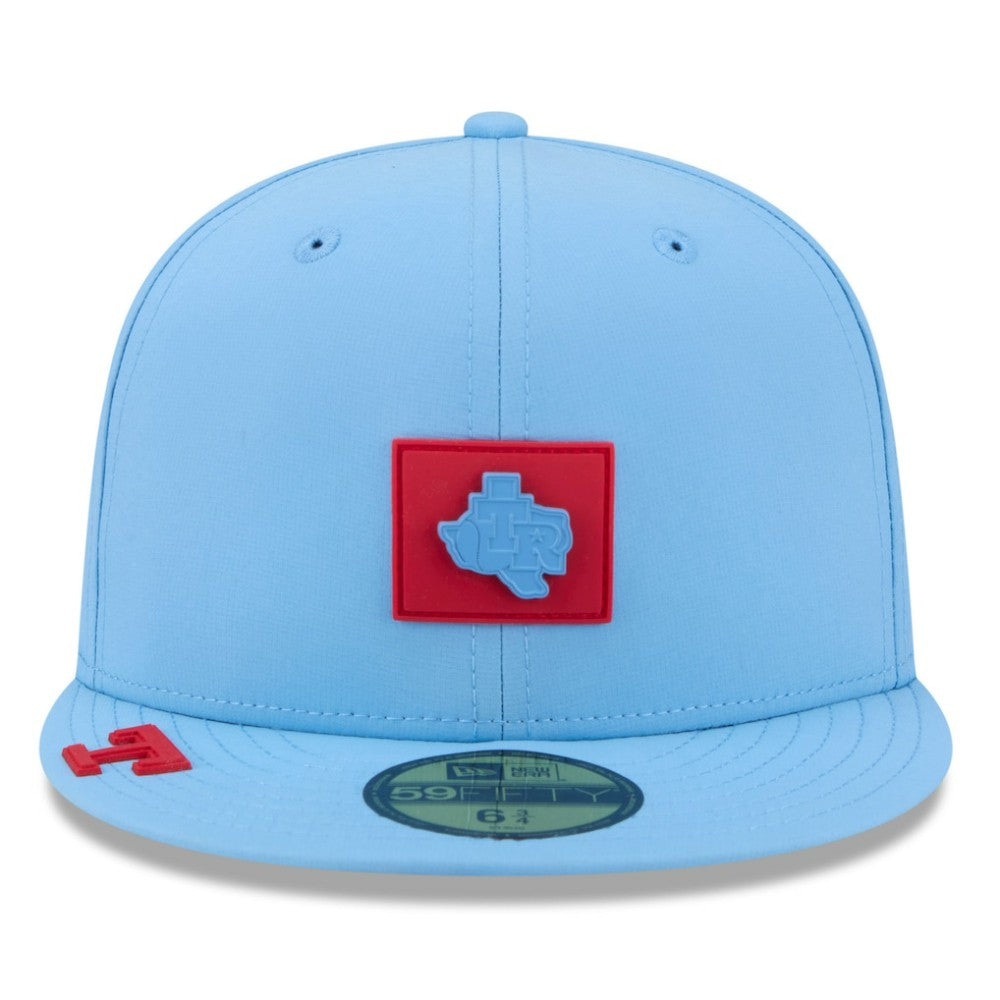 Texas Rangers New Era 2026 Clubhouse Alternate 59FIFTY Fitted Hat - Light Blue Hats