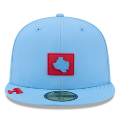 Texas Rangers New Era 2026 Clubhouse Alternate 59FIFTY Fitted Hat - Light Blue Hats