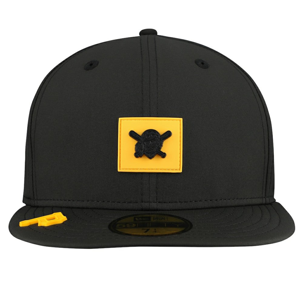 Pittsburgh Pirates New Era 2026 Clubhouse Alternate 59FIFTY Fitted Hat - Black Hats