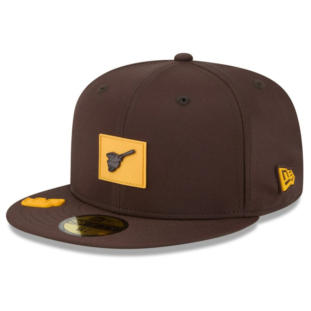 San Diego Padres New Era 2026 Clubhouse Alternate 59FIFTY Fitted Hat - Brown Hats