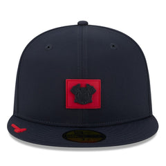 Atlanta Braves New Era 2026 Clubhouse Alternate 59FIFTY Fitted Hat - Navy Hats