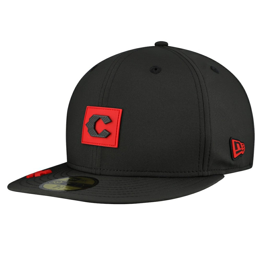 Cincinnati Reds New Era 2026 Clubhouse Alternate 59FIFTY Fitted Hat - Black Hats