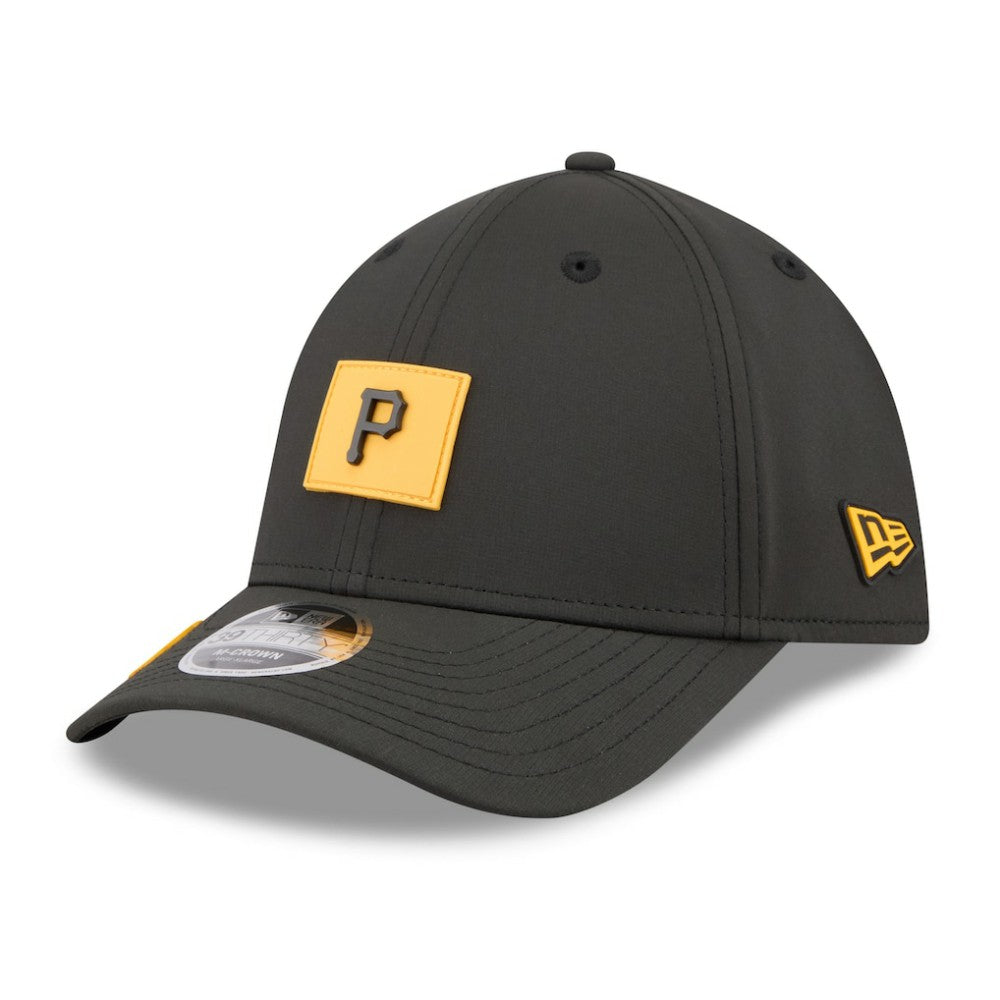 Pittsburgh Pirates New Era 2026 Clubhouse M-Crown 39THIRTY Flex Hat - Black Hats