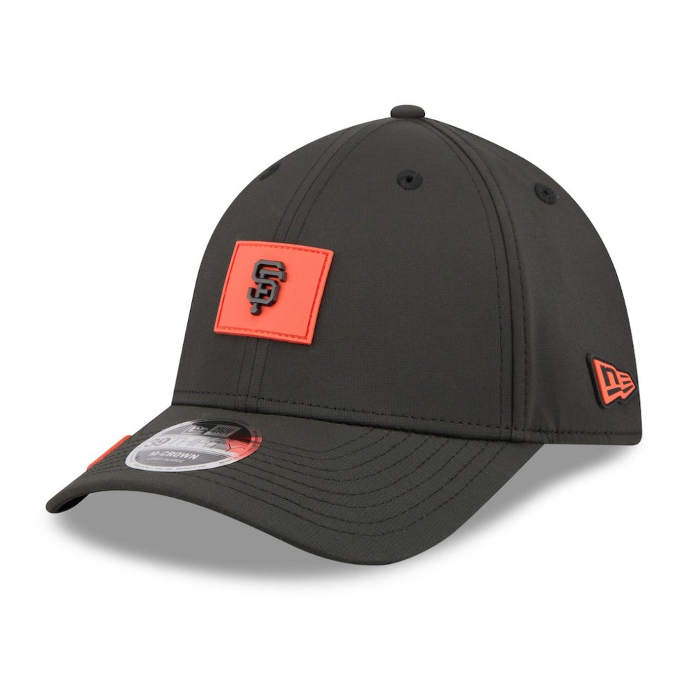 San Francisco Giants New Era 2026 Clubhouse M-Crown 39THIRTY Flex Hat - Black Hats
