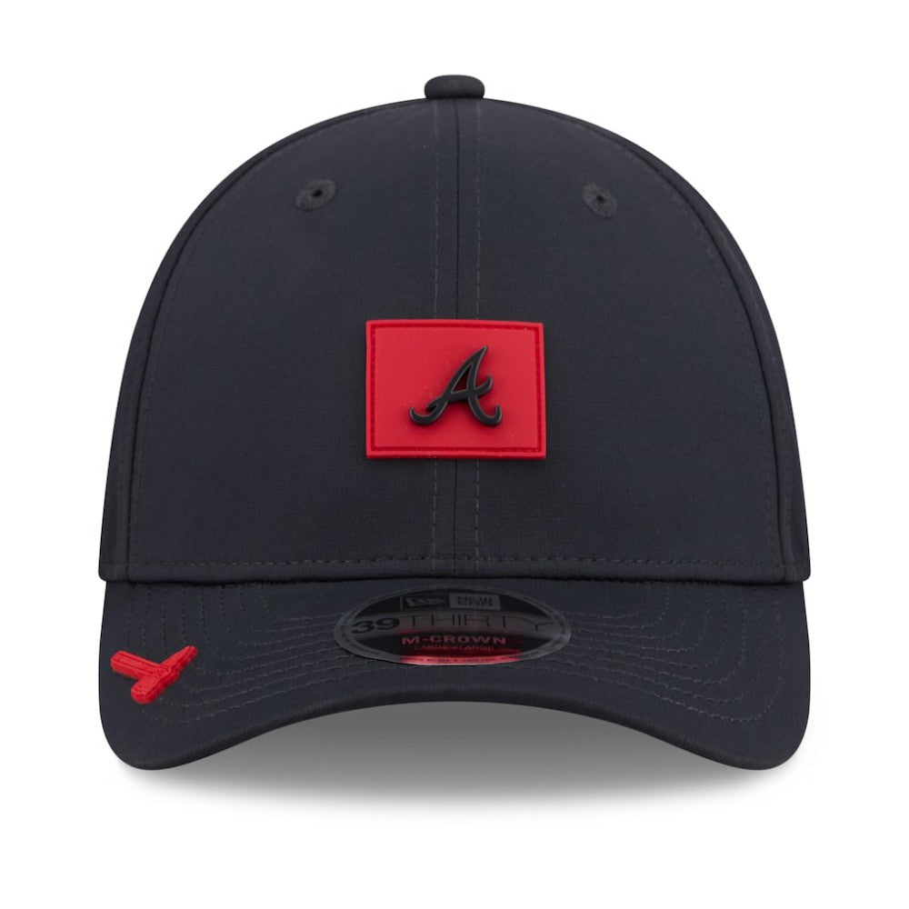 Atlanta Braves New Era 2026 Clubhouse M-Crown 39THIRTY Flex Hat - Navy Hats