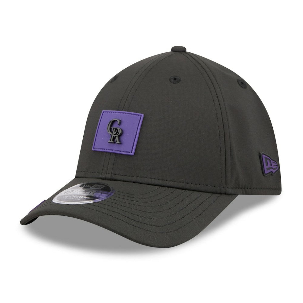 Colorado Rockies New Era 2026 Clubhouse M-Crown 39THIRTY Flex Hat - Black Hats