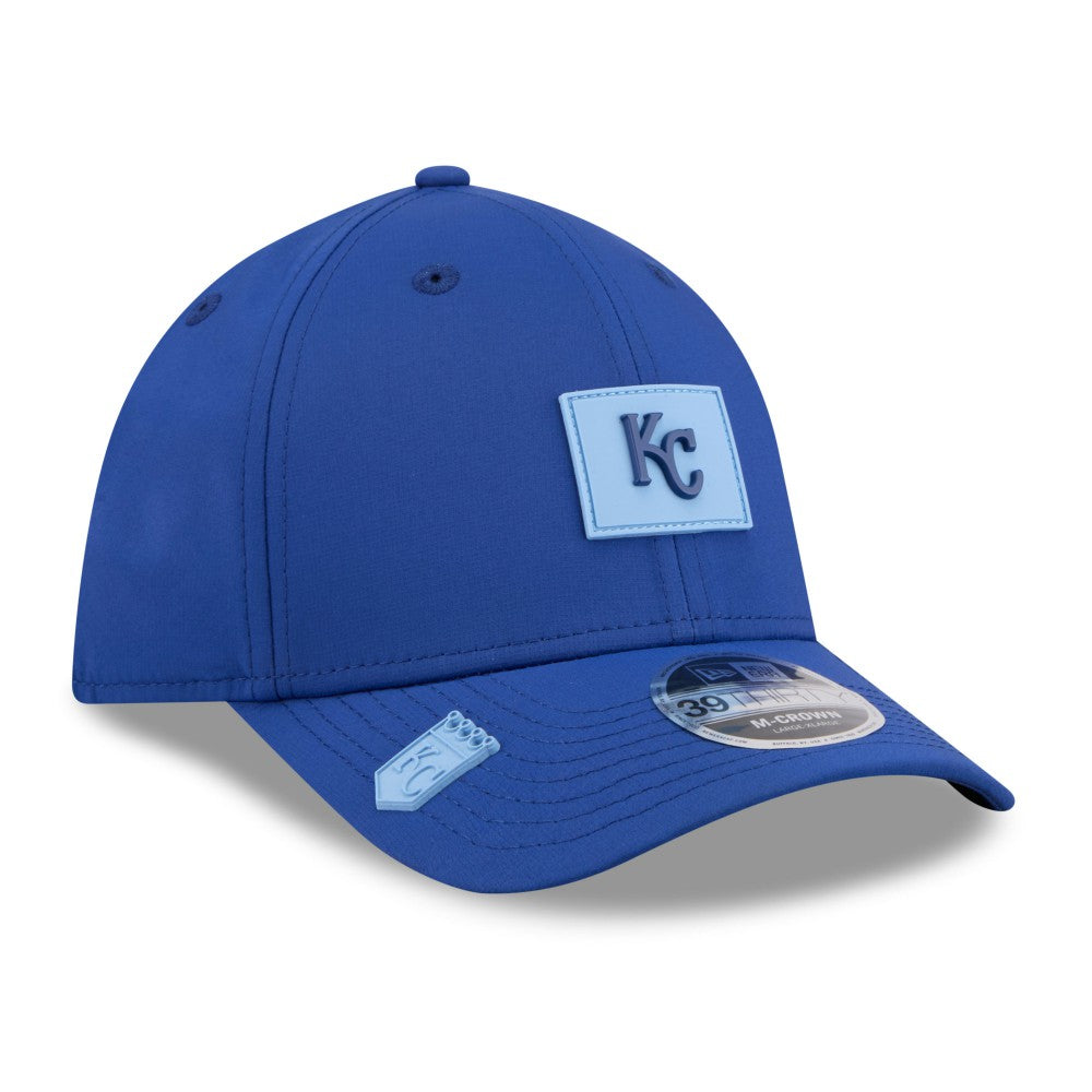 Kansas City Royals New Era 2026 Clubhouse M-Crown 39THIRTY Flex Hat - Royal Hats