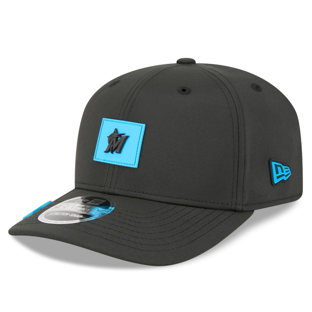 Miami Marlins New Era 2026 Clubhouse 9SEVENTY Adjustable Hat - Black Hats