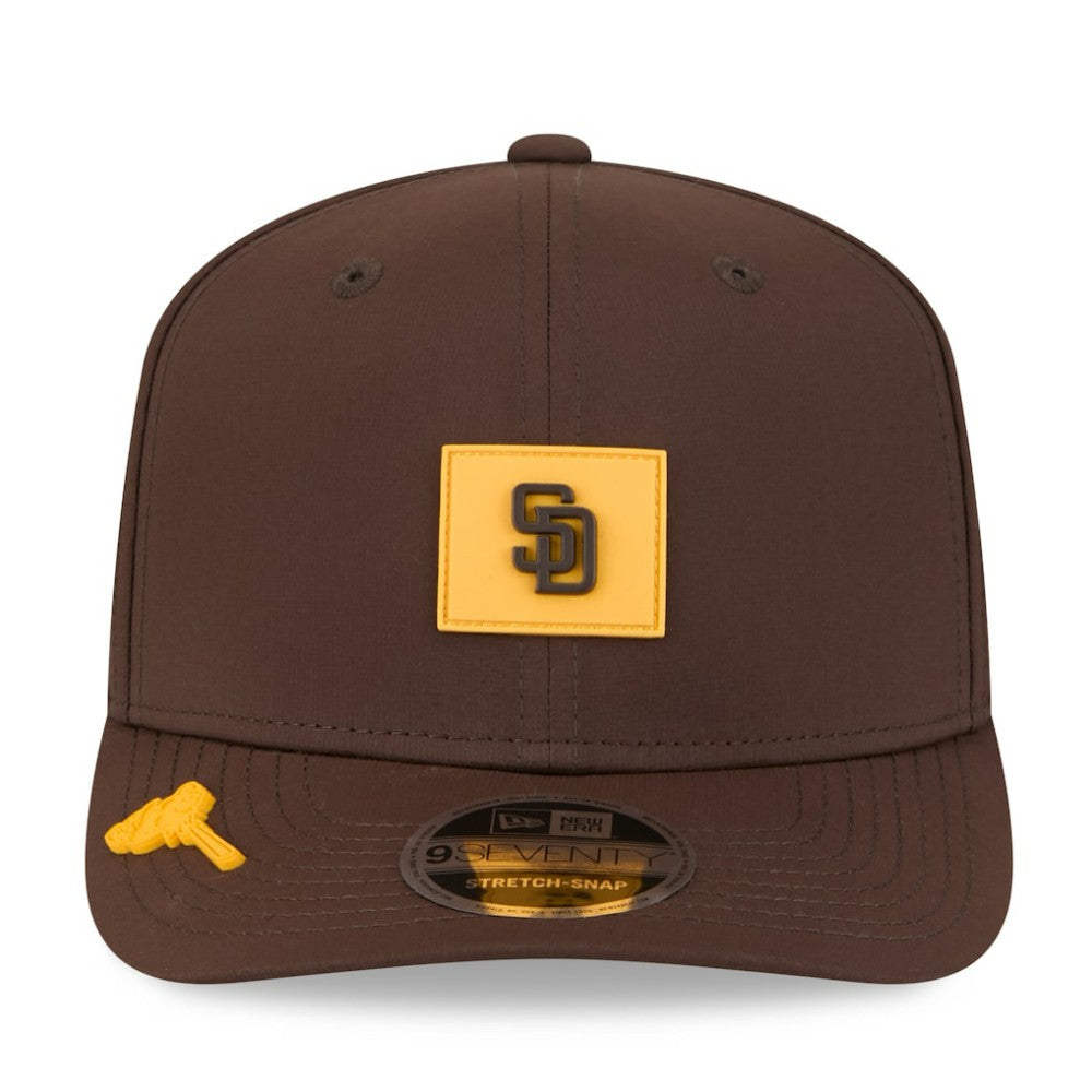 San Diego Padres New Era 2026 Clubhouse 9SEVENTY Adjustable Hat - Brown Hats