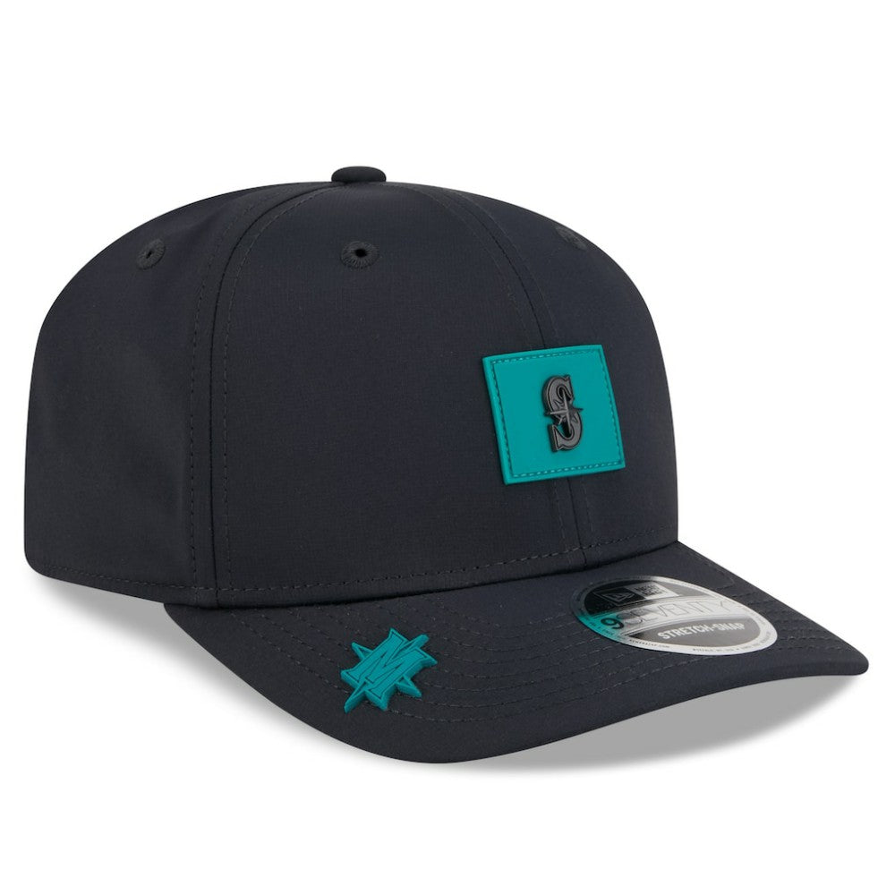 Seattle Mariners New Era 2026 Clubhouse 9SEVENTY Adjustable Hat - Navy Hats