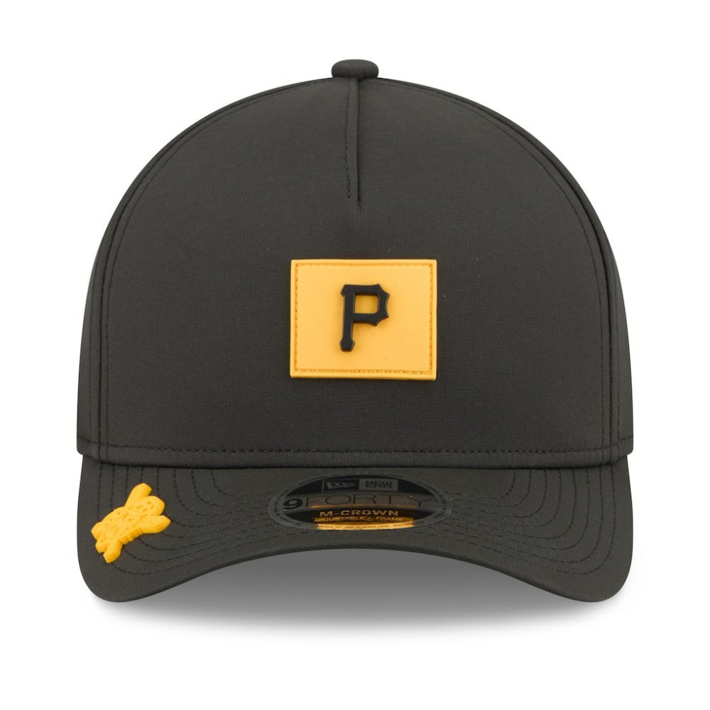 Pittsburgh Pirates New Era 2026 Clubhouse 9FORTY A-Frame Adjustable Hat - Black Hats