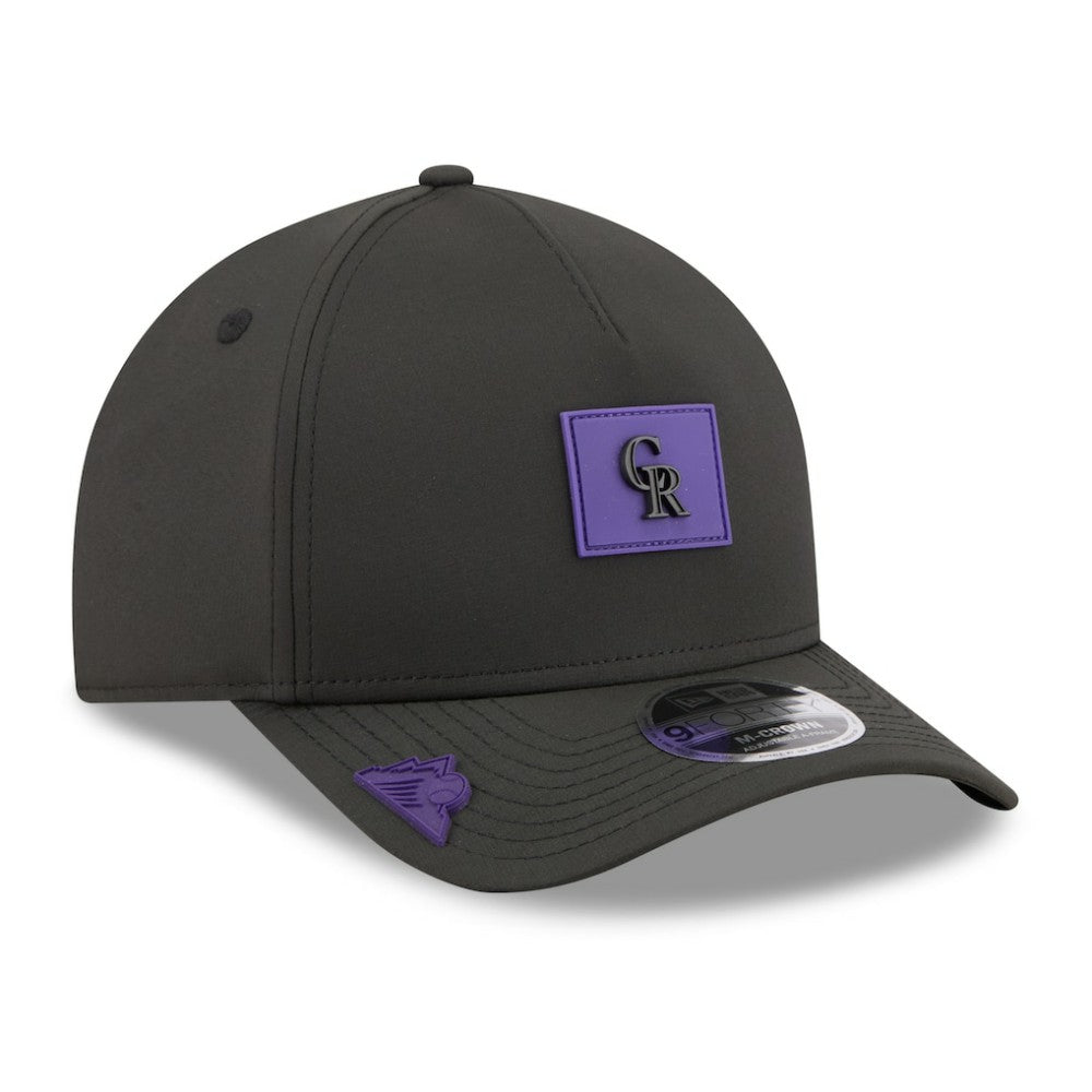 Colorado Rockies New Era 2026 Clubhouse 9FORTY A-Frame Adjustable Hat - Black Hats
