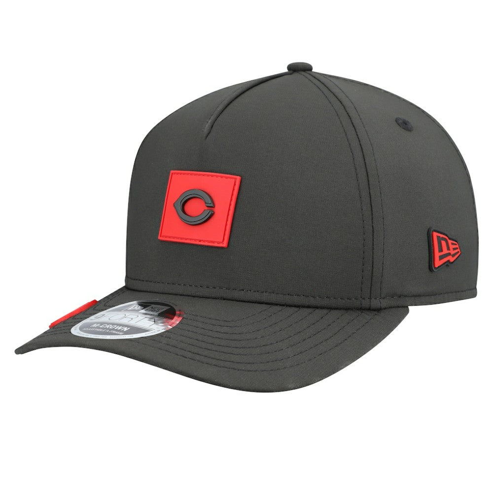 Cincinnati Reds New Era 2026 Clubhouse 9FORTY A-Frame Adjustable Hat - Black Hats