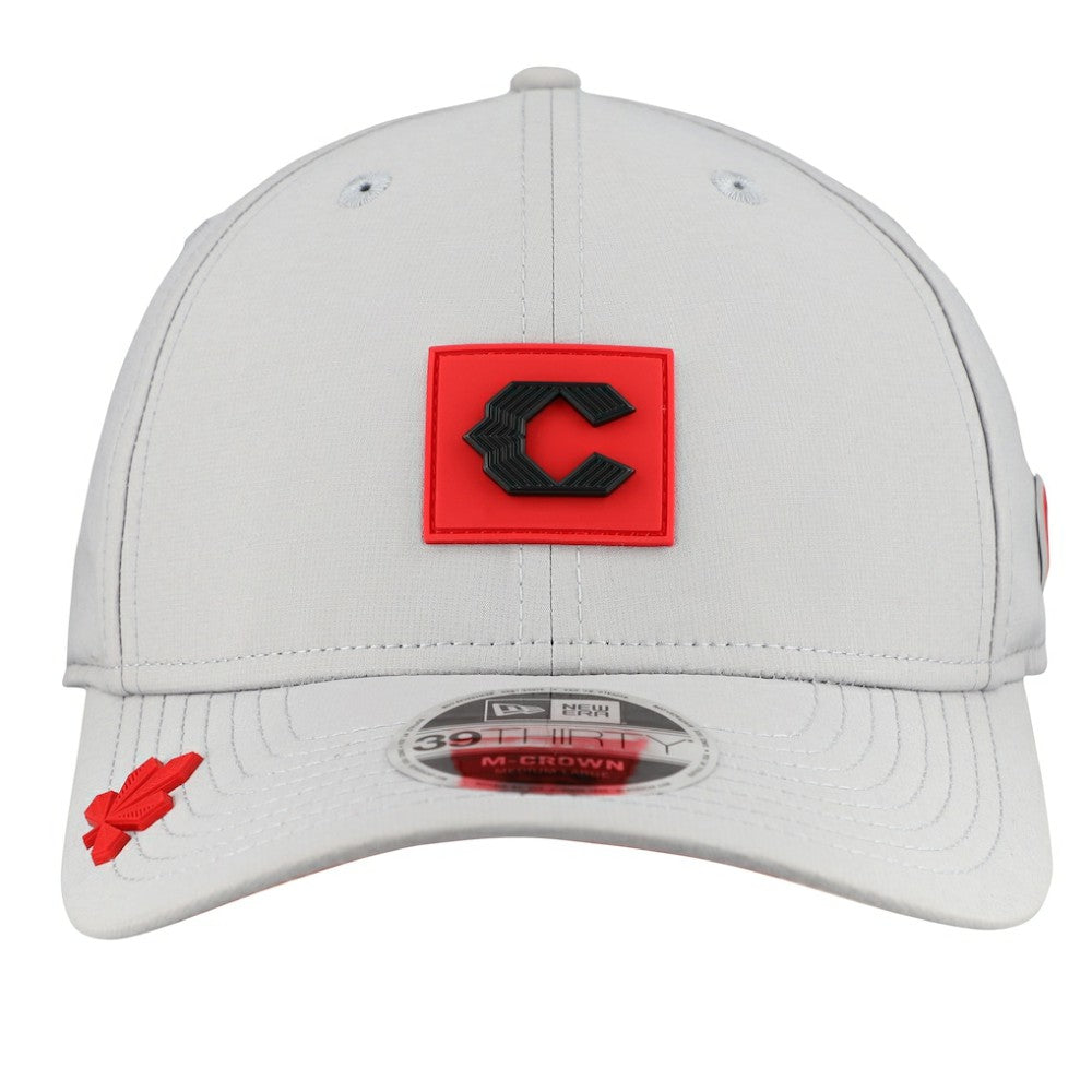 Cincinnati Reds New Era 2026 Clubhouse Alternate 39THIRTY Flex Hat - Gray Hats