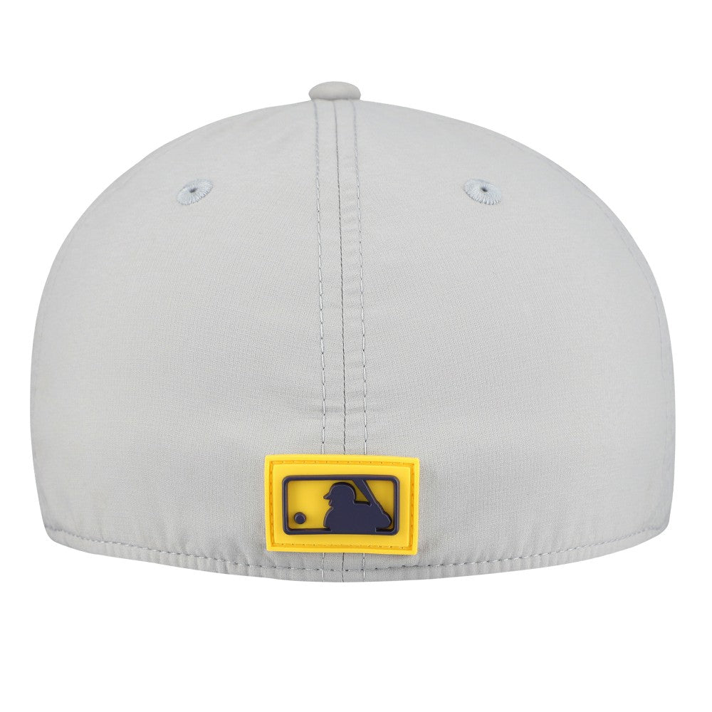 Milwaukee Brewers New Era 2026 Clubhouse Alternate 39THIRTY Flex Hat - Gray Hats