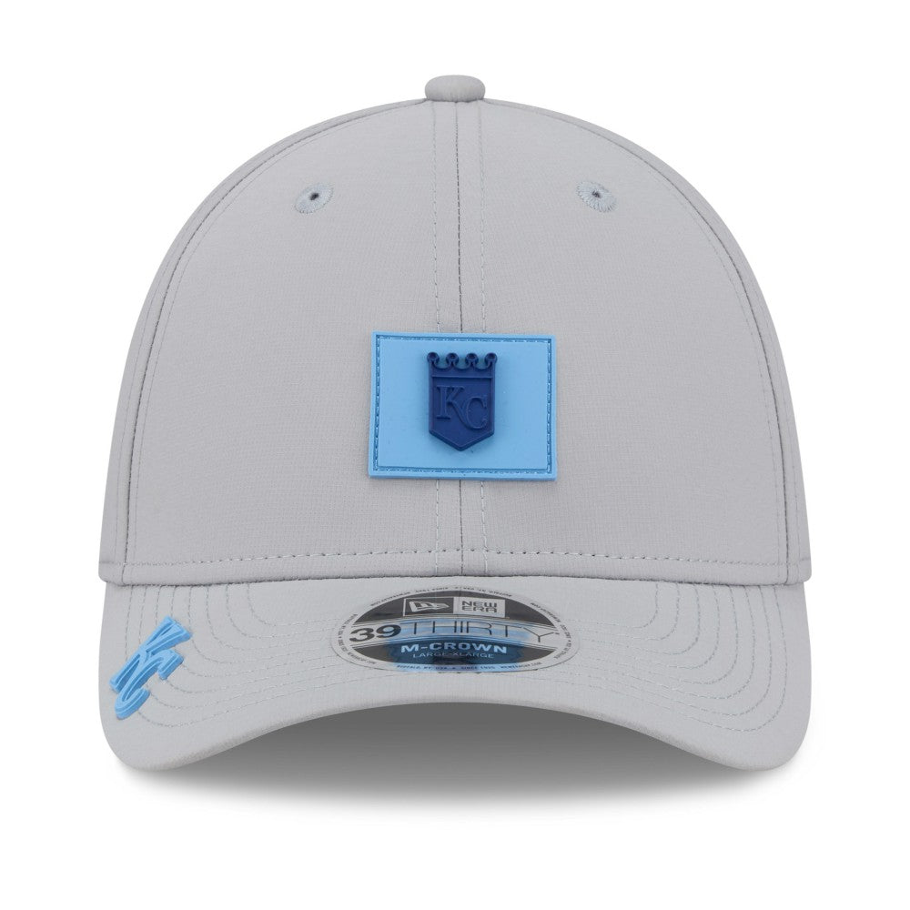 Kansas City Royals New Era 2026 Clubhouse Alternate 39THIRTY Flex Hat - Gray Hats