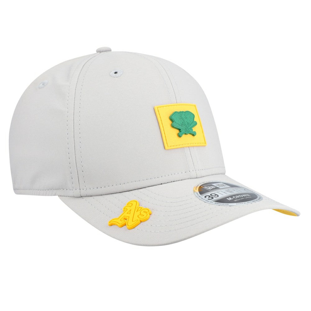 Athletics New Era 2026 Clubhouse Alternate 39THIRTY Flex Hat - Gray Hats