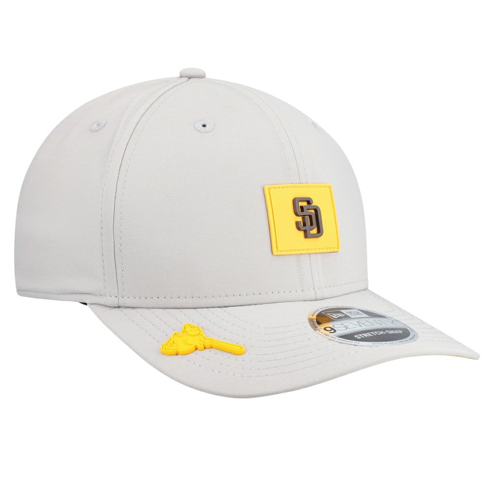 San Diego Padres New Era 2026 Clubhouse 9SEVENTY Adjustable Hat - Gray Hats