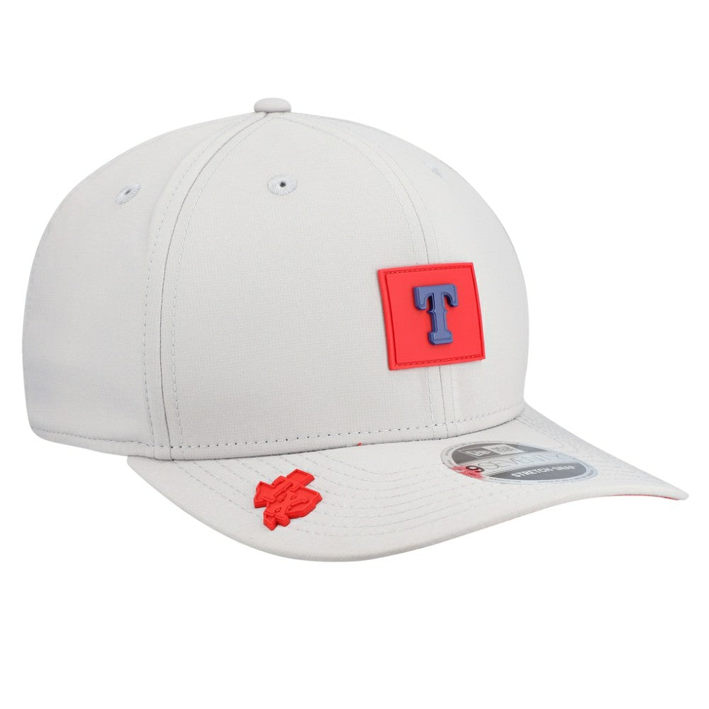 Texas Rangers New Era 2026 Clubhouse 9SEVENTY Adjustable Hat - Gray Hats