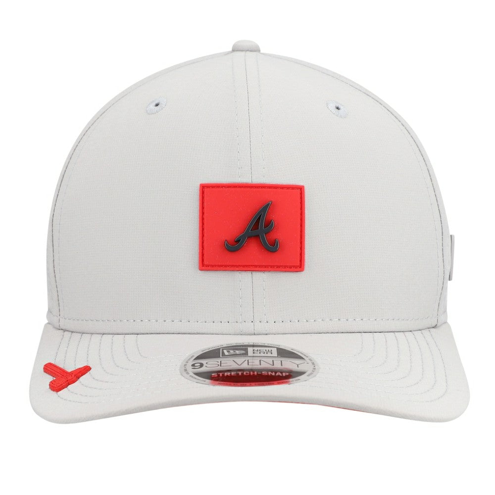 Atlanta Braves New Era 2026 Clubhouse 9SEVENTY Adjustable Hat - Gray Hats