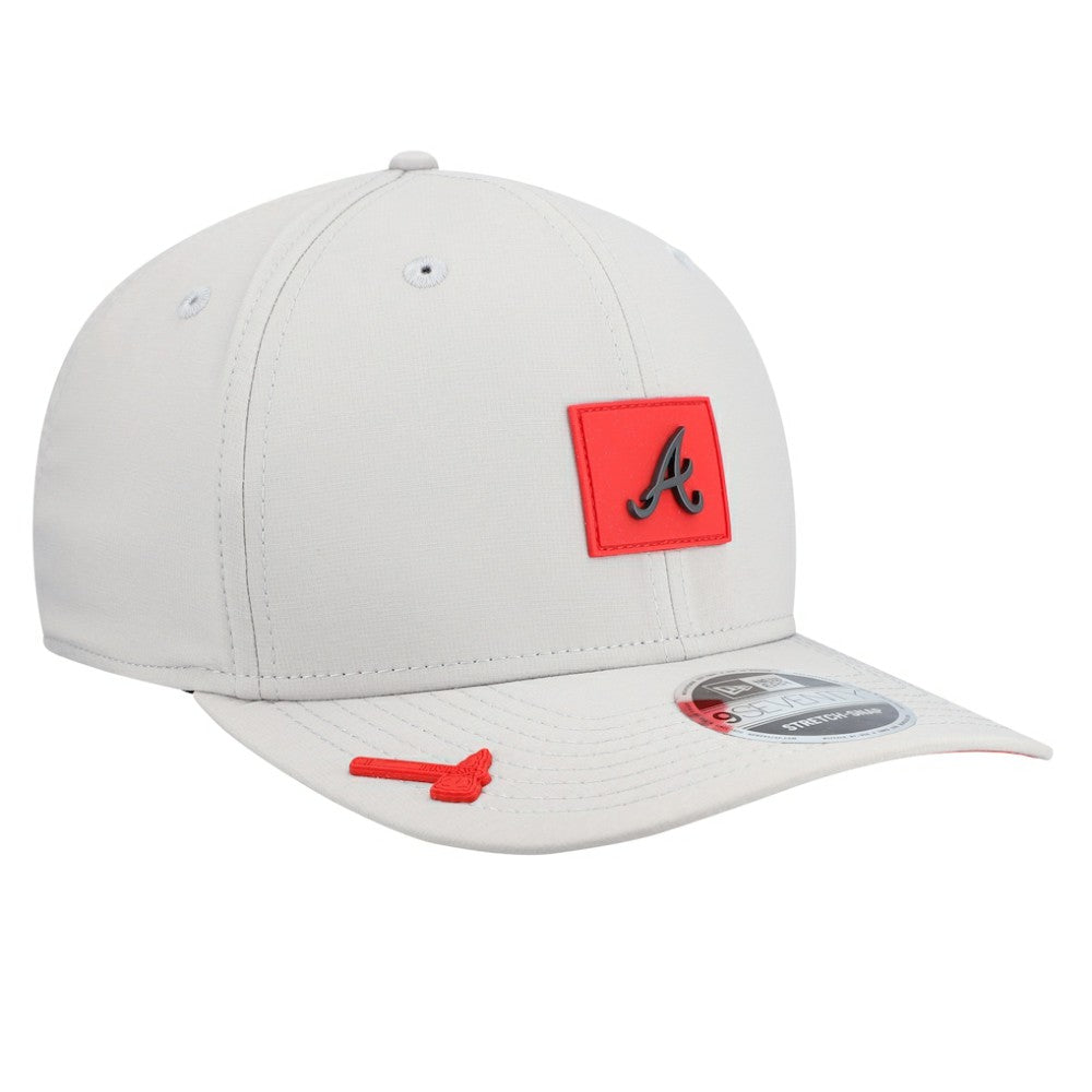 Atlanta Braves New Era 2026 Clubhouse 9SEVENTY Adjustable Hat - Gray Hats