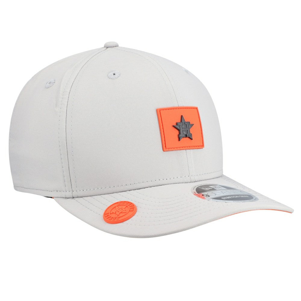 Houston Astros New Era 2026 Clubhouse 9SEVENTY Adjustable Hat - Gray Hats
