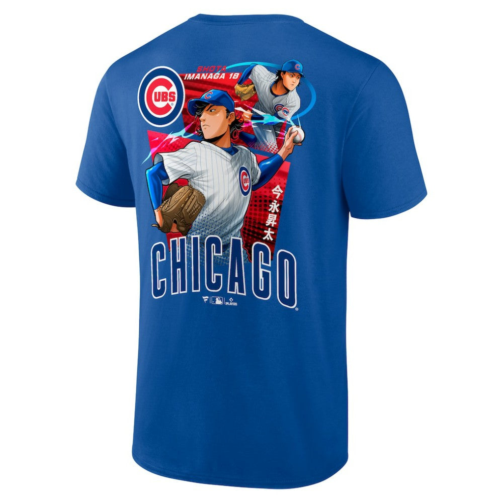 Shota Imanaga Chicago Cubs Anime Graphic T-Shirt - Royal T-shirts