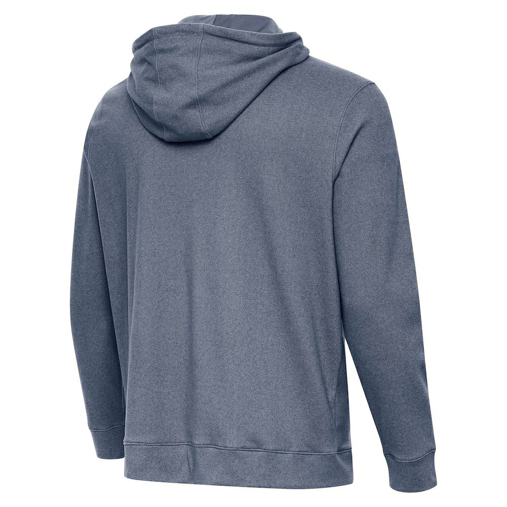 Seattle Seahawks Antigua 50th Season Cloud Pullover Hoodie Heather Navy
