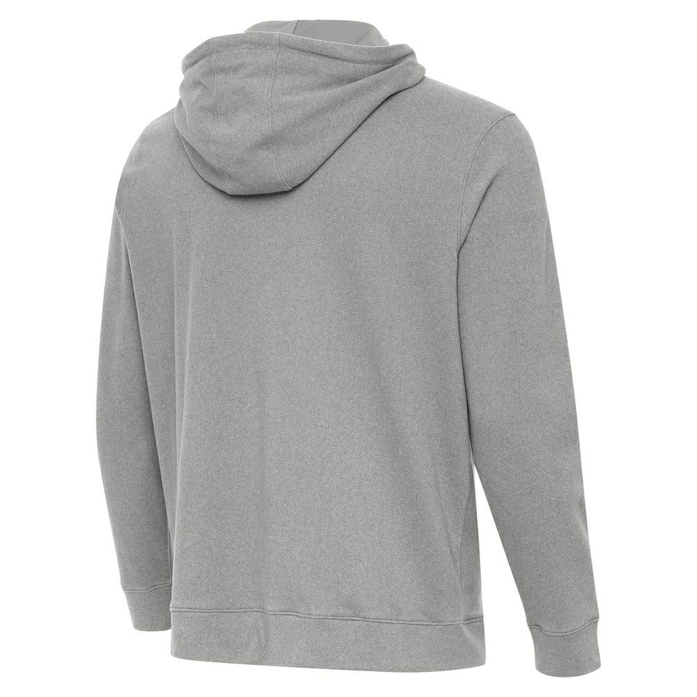 Seattle Seahawks Antigua 50th Season Cloud Pullover Hoodie Heather Gray
