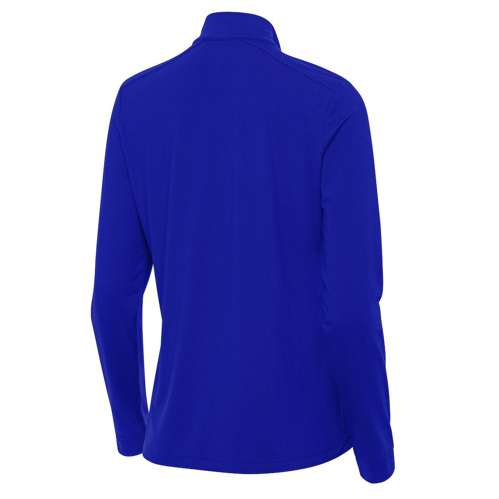 Seattle Seahawks Antigua Women's 50th Season Intent Quarter-Zip Pullover Royal