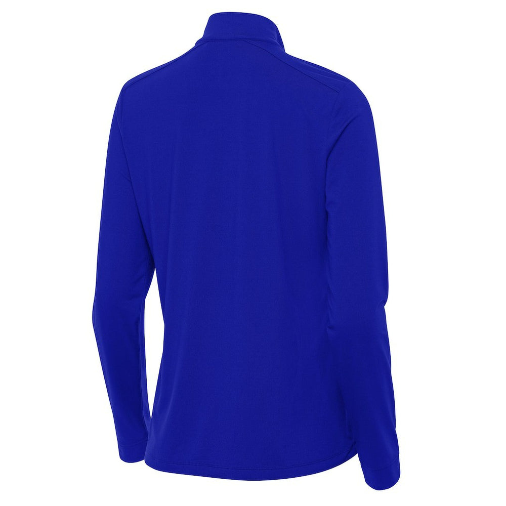 Seattle Seahawks Antigua Women's 50th Season Intent Quarter-Zip Pullover Royal