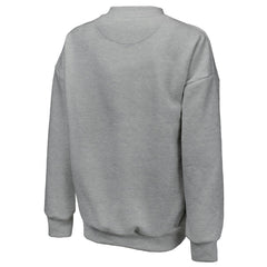 New York Knicks Majestic Threads Women's Classic Tri-Blend Pullover Sweatshirt Gray