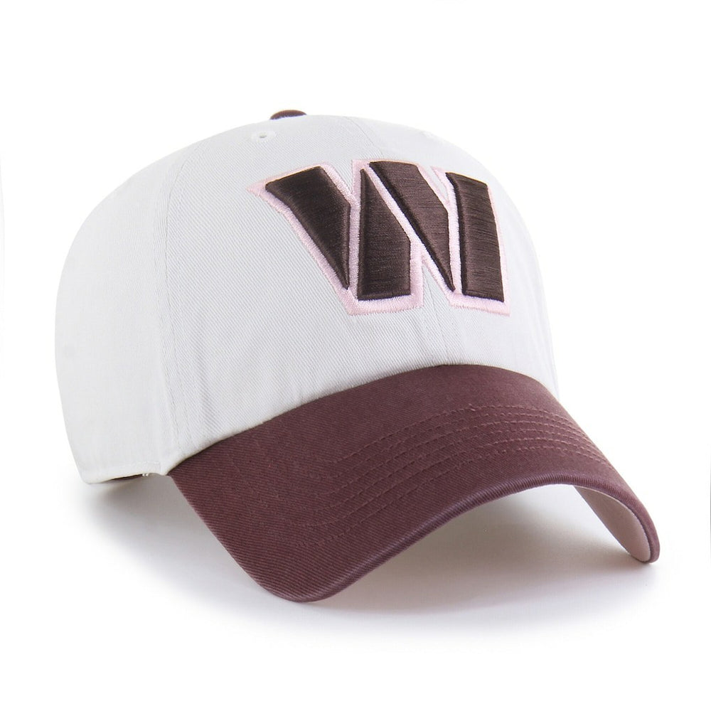 Washington Commanders '47 Unisex Love Letter Clean Up Adjustable Hat Stone/Burgundy