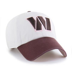 Washington Commanders '47 Unisex Love Letter Clean Up Adjustable Hat Stone/Burgundy