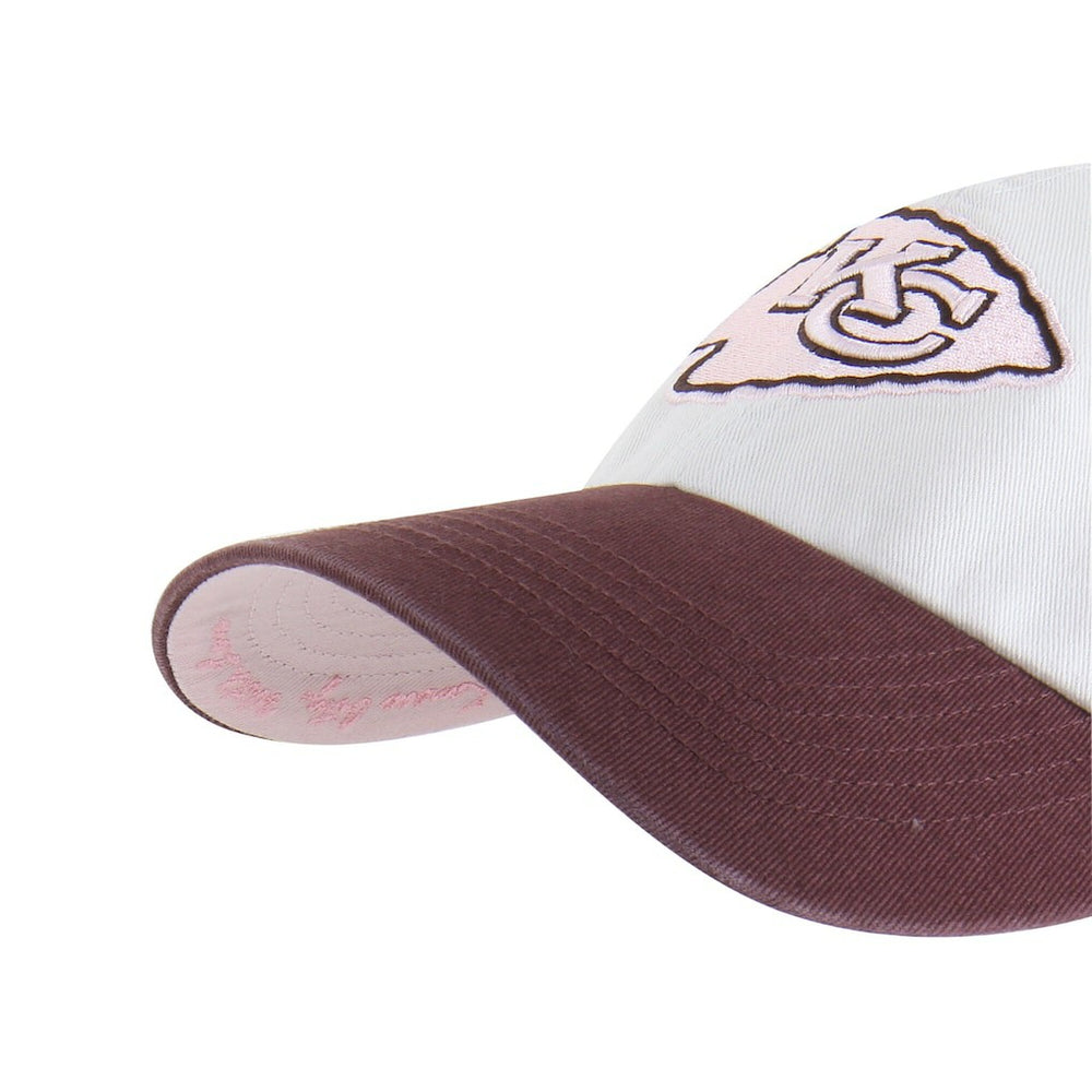 Kansas City Chiefs '47 Unisex Love Letter Clean Up Adjustable Hat Stone/Burgundy
