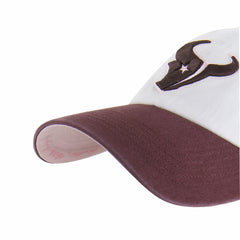 Houston Texans '47 Unisex Love Letter Clean Up Adjustable Hat Stone/Burgundy