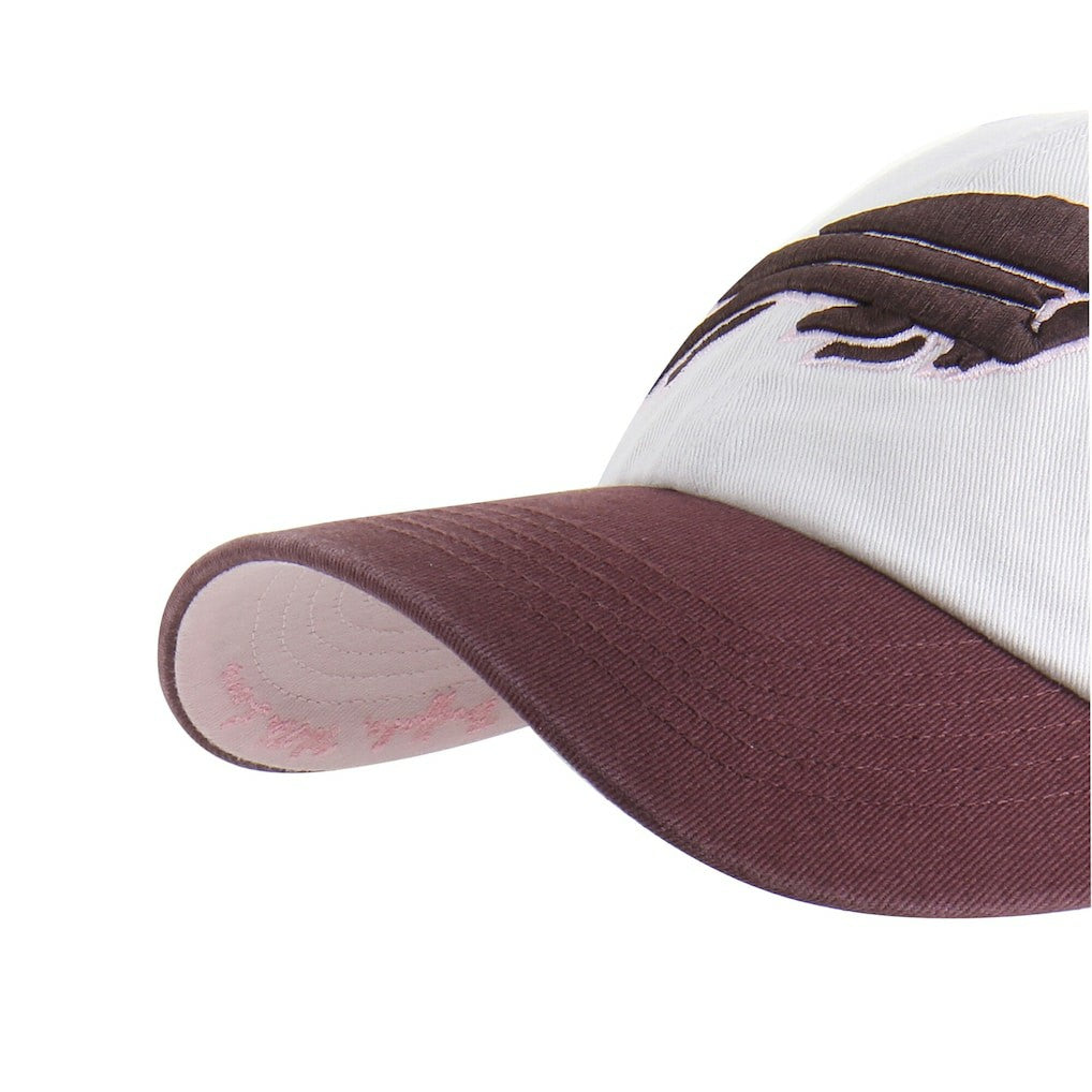 Buffalo Bills '47 Unisex Love Letter Clean Up Adjustable Hat Stone/Burgundy