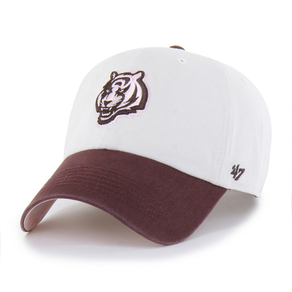 Cincinnati Bengals '47 Unisex Love Letter Clean Up Adjustable Hat Stone/Burgundy