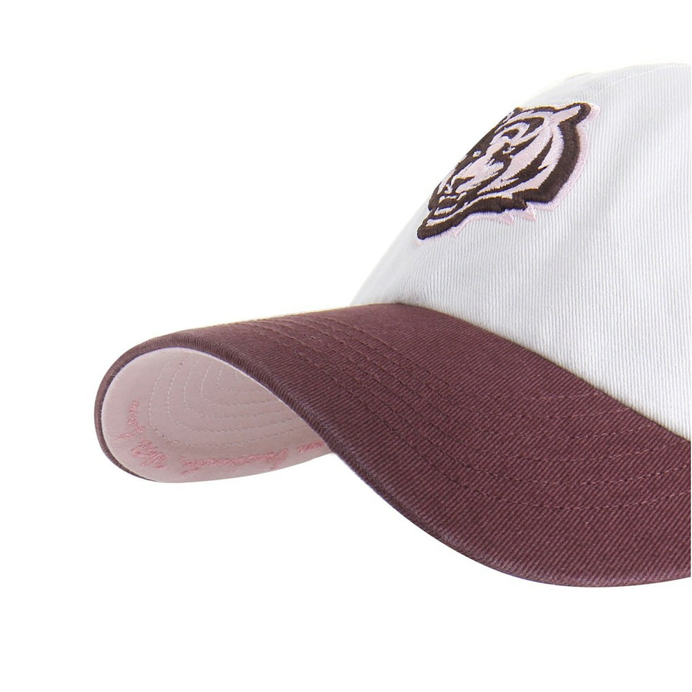 Cincinnati Bengals '47 Unisex Love Letter Clean Up Adjustable Hat Stone/Burgundy