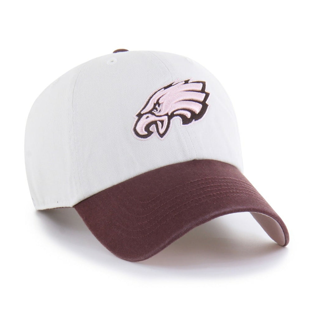 Philadelphia Eagles '47 Unisex Love Letter Clean Up Adjustable Hat Stone/Burgundy