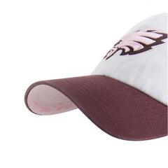 Philadelphia Eagles '47 Unisex Love Letter Clean Up Adjustable Hat Stone/Burgundy