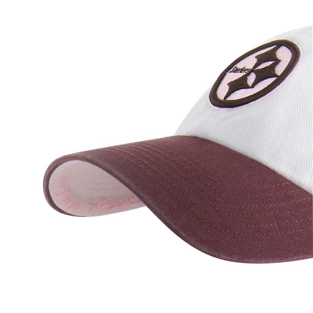 Pittsburgh Steelers '47 Unisex Love Letter Clean Up Adjustable Hat Stone/Burgundy