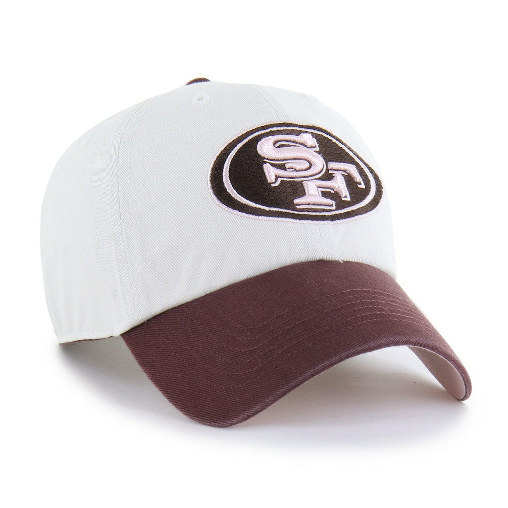 San Francisco 49ers '47 Unisex Love Letter Clean Up Adjustable Hat Stone/Burgundy