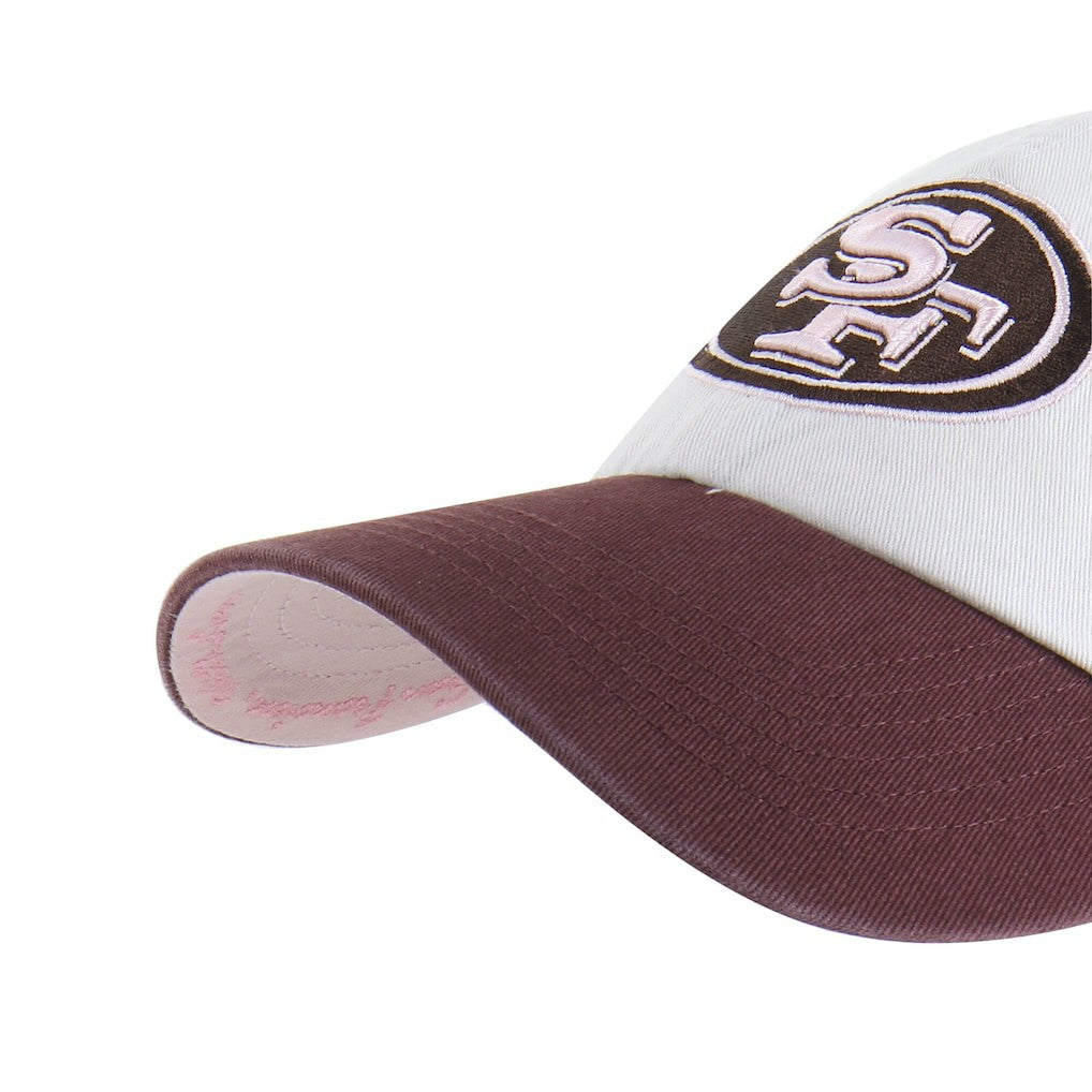 San Francisco 49ers '47 Unisex Love Letter Clean Up Adjustable Hat Stone/Burgundy