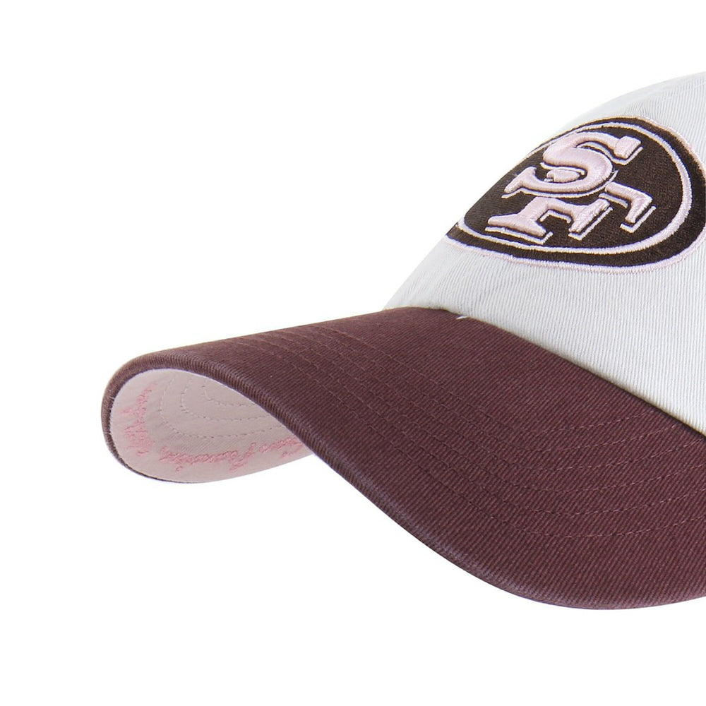 San Francisco 49ers '47 Unisex Love Letter Clean Up Adjustable Hat Stone/Burgundy
