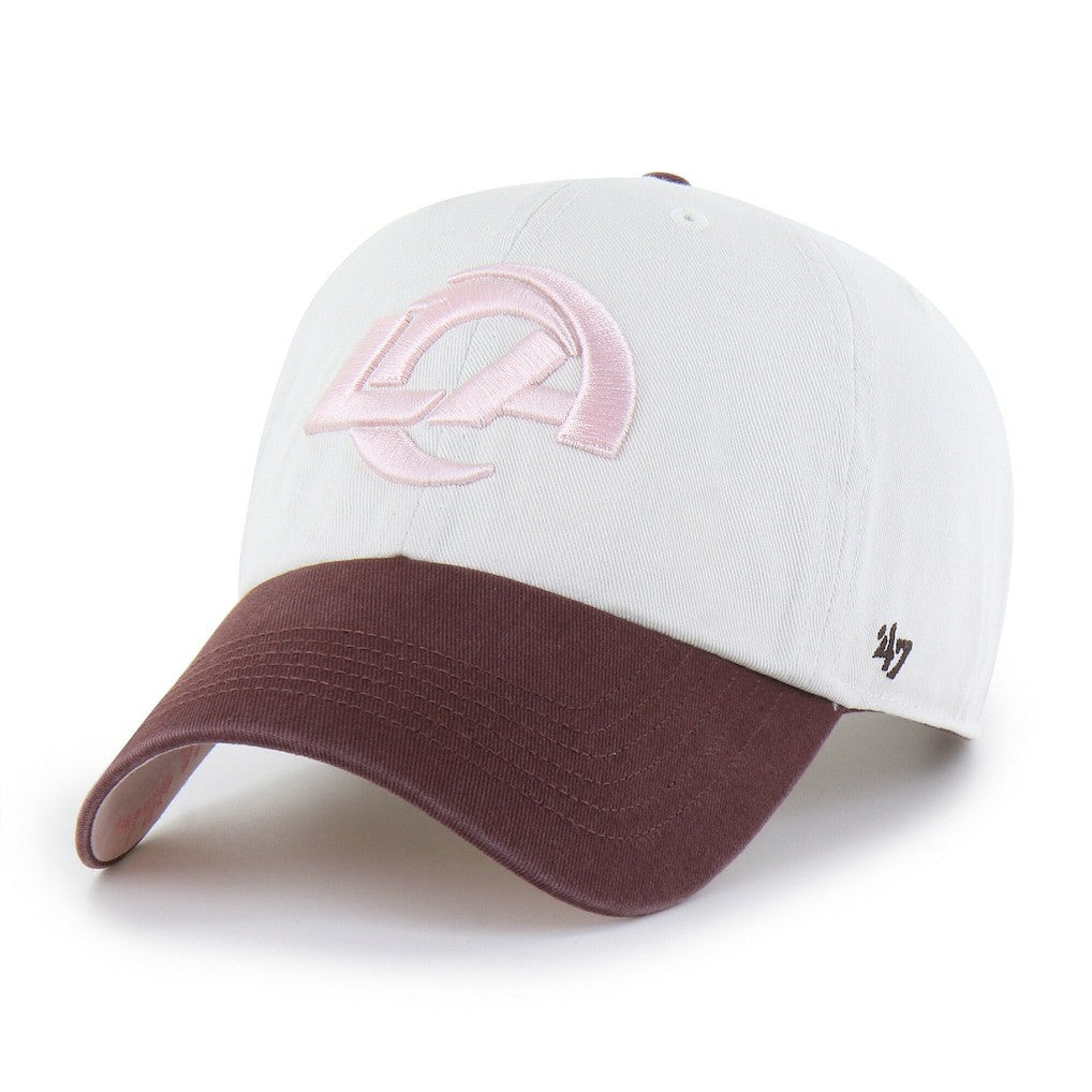 Los Angeles Rams '47 Unisex Love Letter Clean Up Adjustable Hat Stone/Burgundy