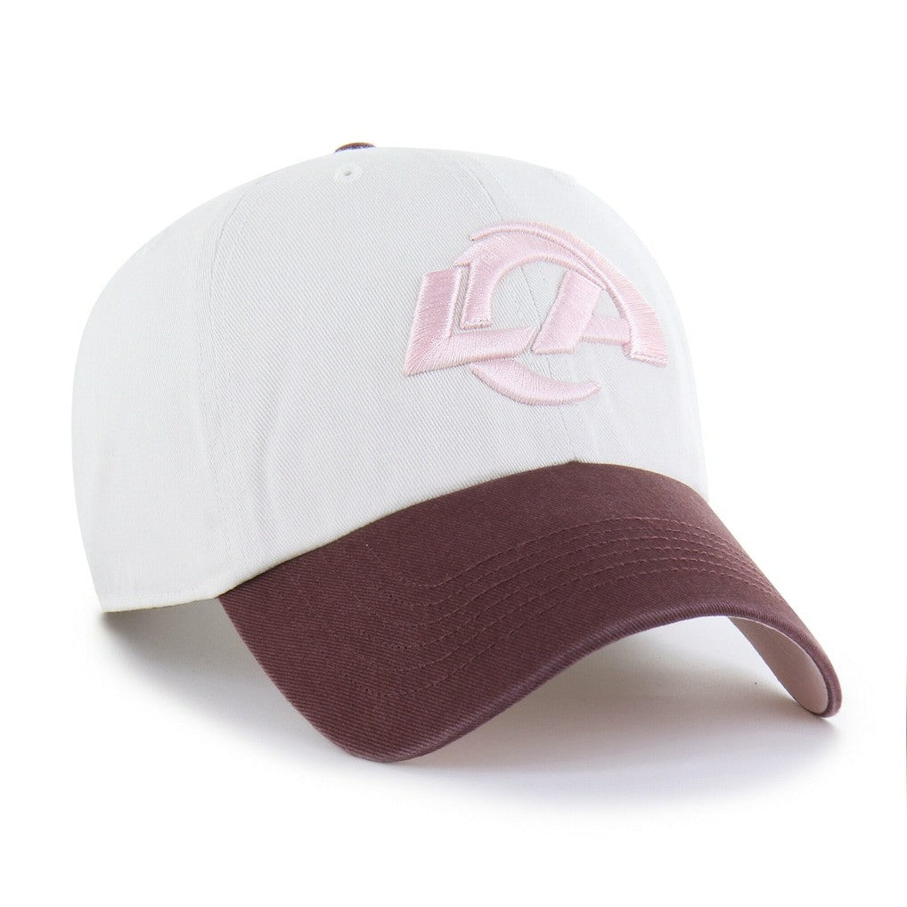 Los Angeles Rams '47 Unisex Love Letter Clean Up Adjustable Hat Stone/Burgundy