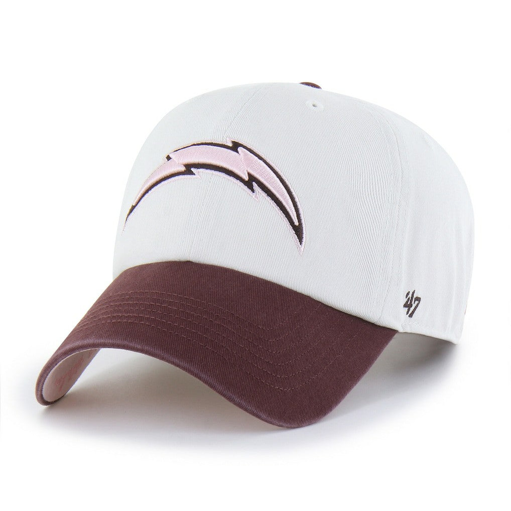 Los Angeles Chargers '47 Unisex Love Letter Clean Up Adjustable Hat Stone/Burgundy