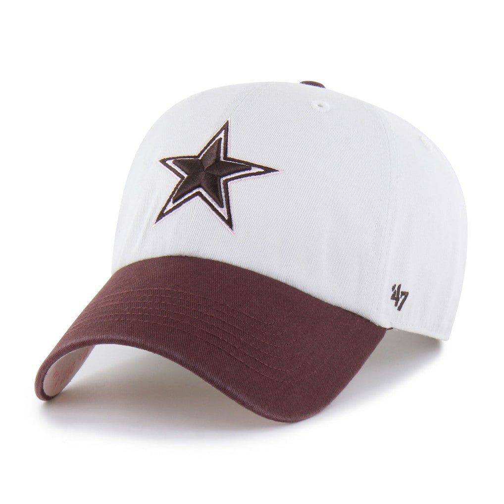 Dallas Cowboys '47 Unisex Love Letter Clean Up Adjustable Hat Stone/Burgundy